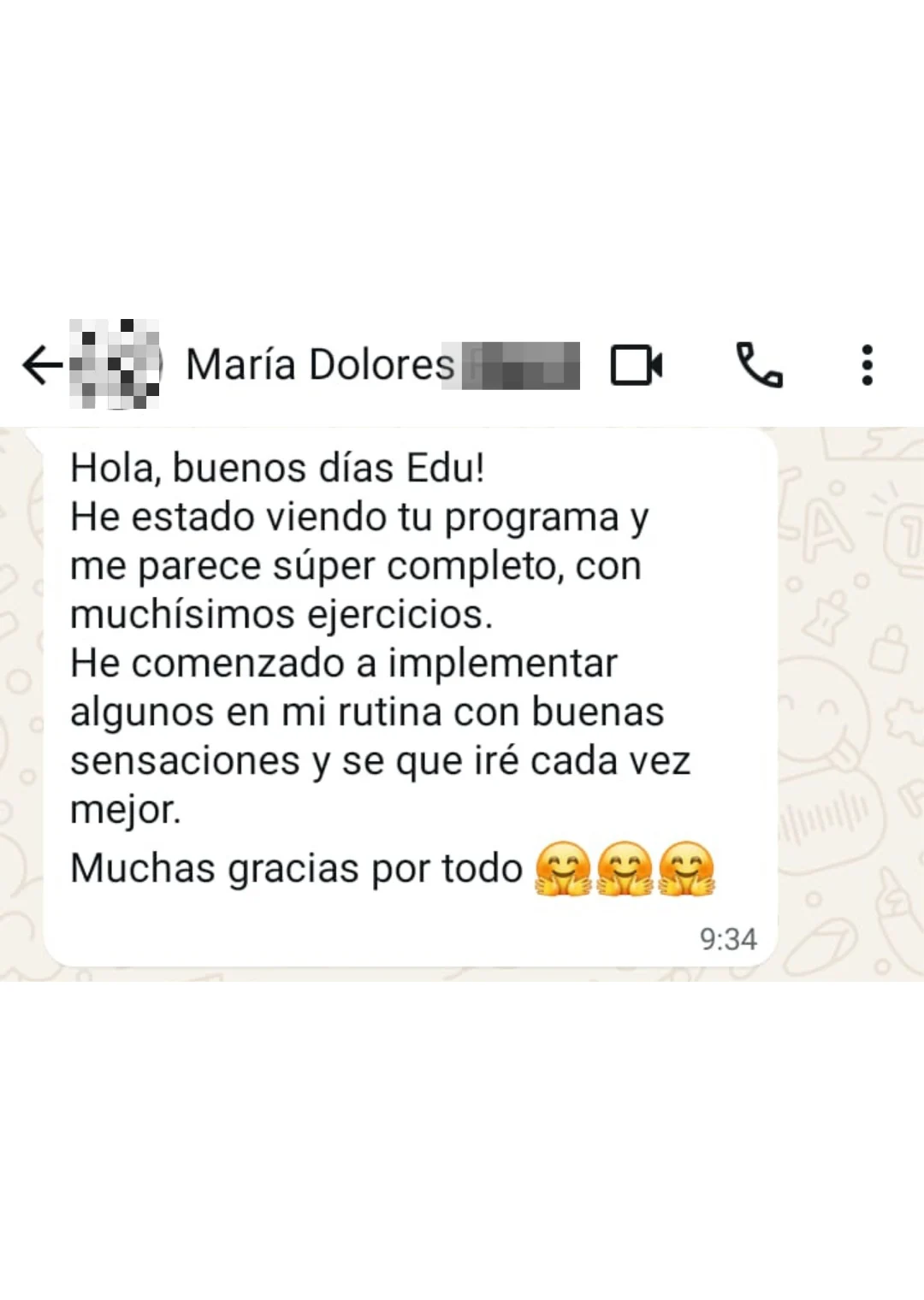 Testimonios bateria ejercicios